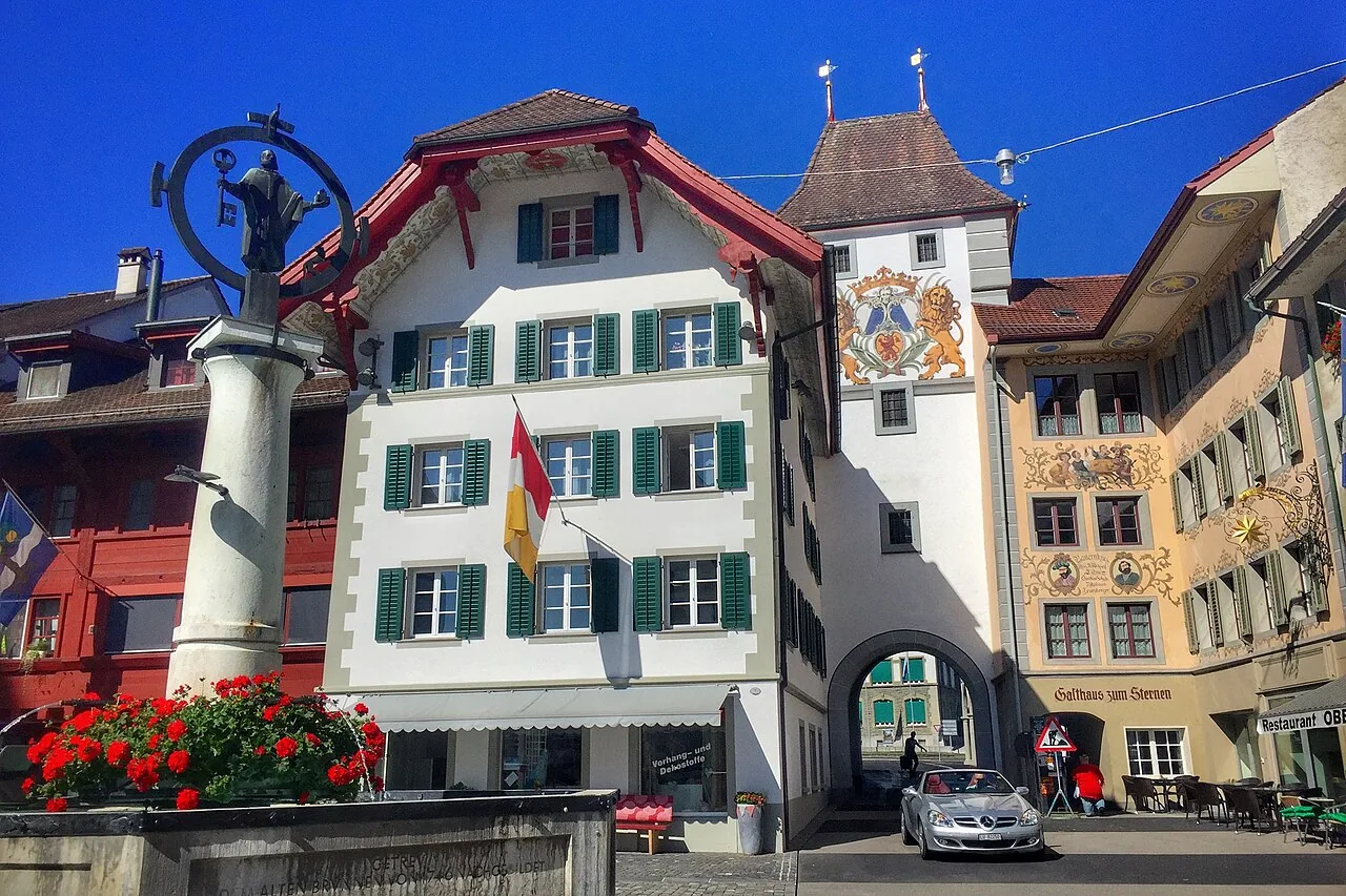 Obertor im Städtchen Willisau im Kanton Luzern